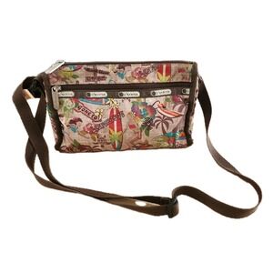 Rare Lesportsac Hawaii Exclusive Surf Chick Satchel Shoulder Crossbody Bag